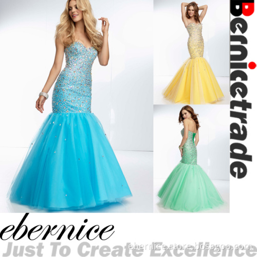 Charming New Sequins Long Prom Party Evening Dress